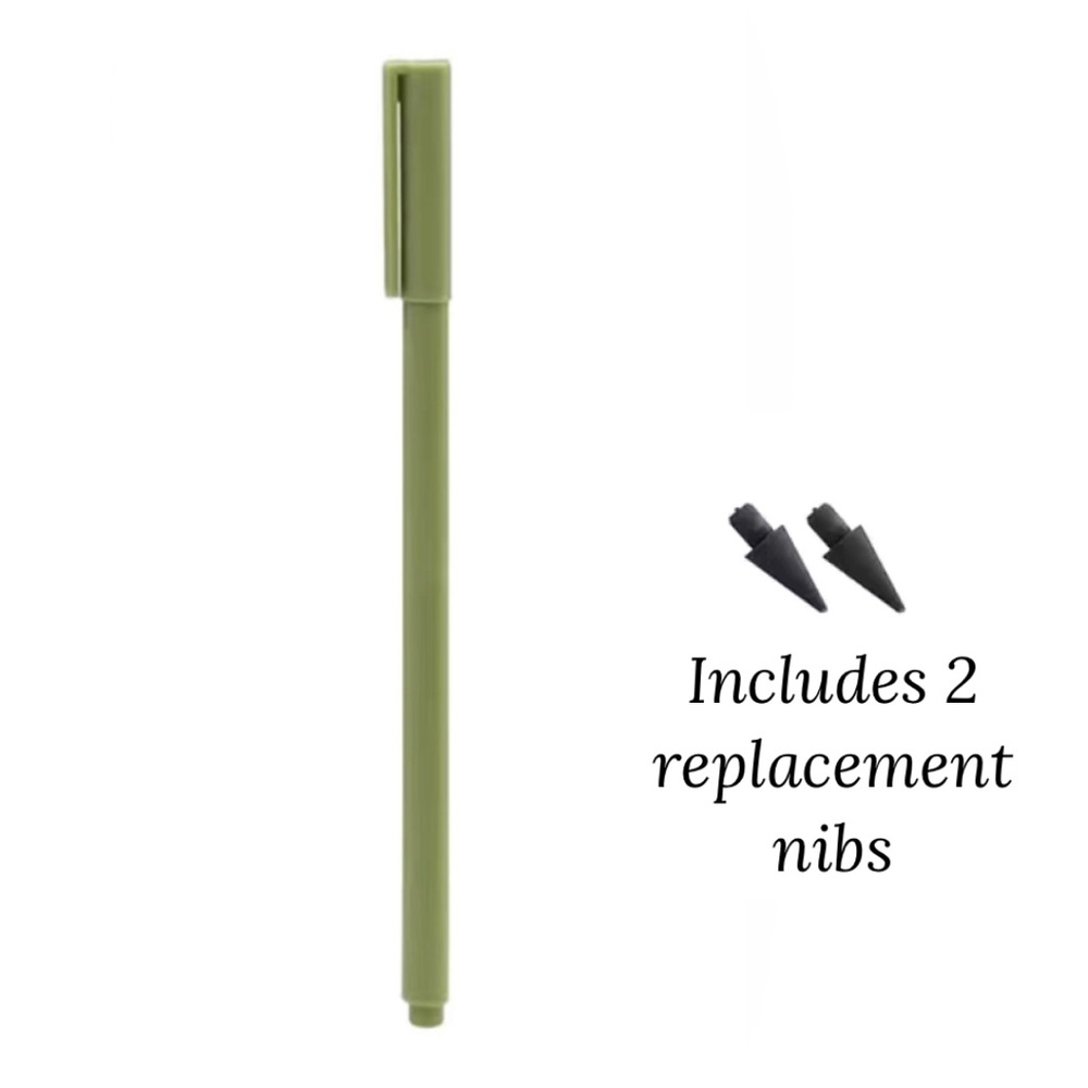 🍒🍒 (Bundle Only) Slim Green Infinity Pencil with Replacement Nibs